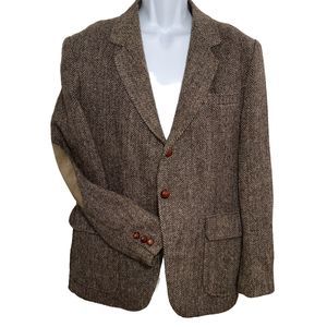 Orvis Brown Herringbone Blazer